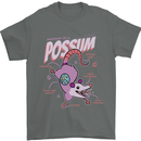 Possum Anatomy Mens T-Shirt 100% Cotton Charcoal