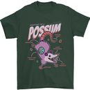 Possum Anatomy Mens T-Shirt 100% Cotton Forest Green