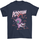 Possum Anatomy Mens T-Shirt 100% Cotton Navy Blue