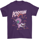 Possum Anatomy Mens T-Shirt 100% Cotton Purple
