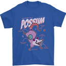 Possum Anatomy Mens T-Shirt 100% Cotton Royal Blue
