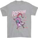Possum Anatomy Mens T-Shirt 100% Cotton Sports Grey