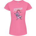 Possum Anatomy Womens Petite Cut T-Shirt Azalea