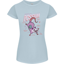 Possum Anatomy Womens Petite Cut T-Shirt Light Blue