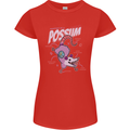 Possum Anatomy Womens Petite Cut T-Shirt Red