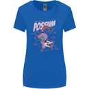 Possum Anatomy Womens Wider Cut T-Shirt Royal Blue