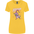 Possum Anatomy Womens Wider Cut T-Shirt Yellow