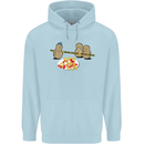 Potato Murder Funny Food BBQ Chef Childrens Kids Hoodie Light Blue