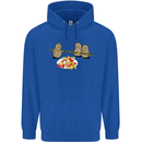 Potato Murder Funny Food BBQ Chef Childrens Kids Hoodie Royal Blue