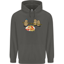 Potato Murder Funny Food BBQ Chef Childrens Kids Hoodie Storm Grey