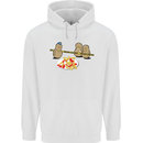 Potato Murder Funny Food BBQ Chef Childrens Kids Hoodie White