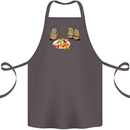 Potato Murder Funny Food BBQ Chef Cotton Apron 100% Organic Dark Grey