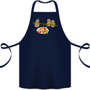 Potato Murder Funny Food BBQ Chef Cotton Apron 100% Organic Navy Blue