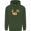 Potato Murder Funny Food BBQ Chef Mens 80% Cotton Hoodie Forest Green