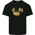 Potato Murder Funny Food BBQ Chef Mens Cotton T-Shirt Tee Top Black