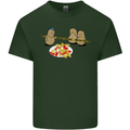 Potato Murder Funny Food BBQ Chef Mens Cotton T-Shirt Tee Top Forest Green