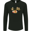 Potato Murder Funny Food BBQ Chef Mens Long Sleeve T-Shirt Black