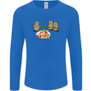 Potato Murder Funny Food BBQ Chef Mens Long Sleeve T-Shirt Royal Blue