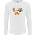 Potato Murder Funny Food BBQ Chef Mens Long Sleeve T-Shirt White