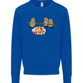 Potato Murder Funny Food BBQ Chef Mens Sweatshirt Jumper Royal Blue