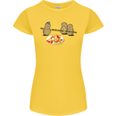 Potato Murder Funny Food BBQ Chef Womens Petite Cut T-Shirt Yellow