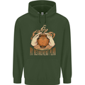 Pottery Retirement Plan Funny Childrens Kids Hoodie Forest Green