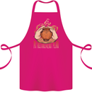 Pottery Retirement Plan Funny Cotton Apron 100% Organic Pink