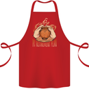 Pottery Retirement Plan Funny Cotton Apron 100% Organic Red