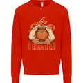 Pottery Retirement Plan Funny Kids Sweatshirt Jumper Bright Red