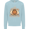 Pottery Retirement Plan Funny Kids Sweatshirt Jumper Light Blue