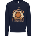 Pottery Retirement Plan Funny Kids Sweatshirt Jumper Navy Blue