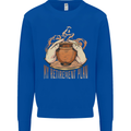 Pottery Retirement Plan Funny Kids Sweatshirt Jumper Royal Blue