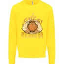 Pottery Retirement Plan Funny Kids Sweatshirt Jumper Yellow
