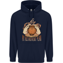 Pottery Retirement Plan Funny Mens 80% Cotton Hoodie Navy Blue