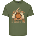 Pottery Retirement Plan Funny Mens Cotton T-Shirt Tee Top Military Green