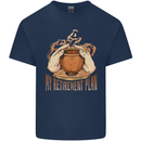 Pottery Retirement Plan Funny Mens Cotton T-Shirt Tee Top Navy Blue