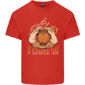 Pottery Retirement Plan Funny Mens Cotton T-Shirt Tee Top Red