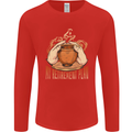 Pottery Retirement Plan Funny Mens Long Sleeve T-Shirt Red