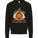 Pottery Retirement Plan Funny Mens Sweatshirt Jumper Black