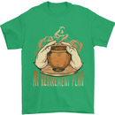 Pottery Retirement Plan Funny Mens T-Shirt 100% Cotton Irish Green
