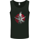 Power to the Guitar Guitarist Electric Bass Mens Vest Tank Top Black
