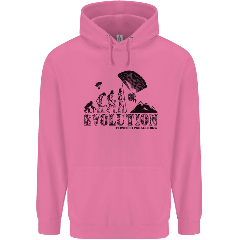 Powered Paragliding Evolution Paraglider Childrens Kids Hoodie Azalea