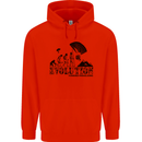 Powered Paragliding Evolution Paraglider Childrens Kids Hoodie Bright Red