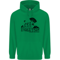 Powered Paragliding Evolution Paraglider Childrens Kids Hoodie Irish Green
