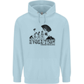 Powered Paragliding Evolution Paraglider Childrens Kids Hoodie Light Blue
