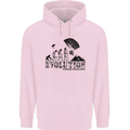 Powered Paragliding Evolution Paraglider Childrens Kids Hoodie Light Pink