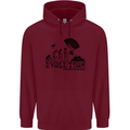 Powered Paragliding Evolution Paraglider Childrens Kids Hoodie Maroon