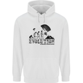 Powered Paragliding Evolution Paraglider Childrens Kids Hoodie White