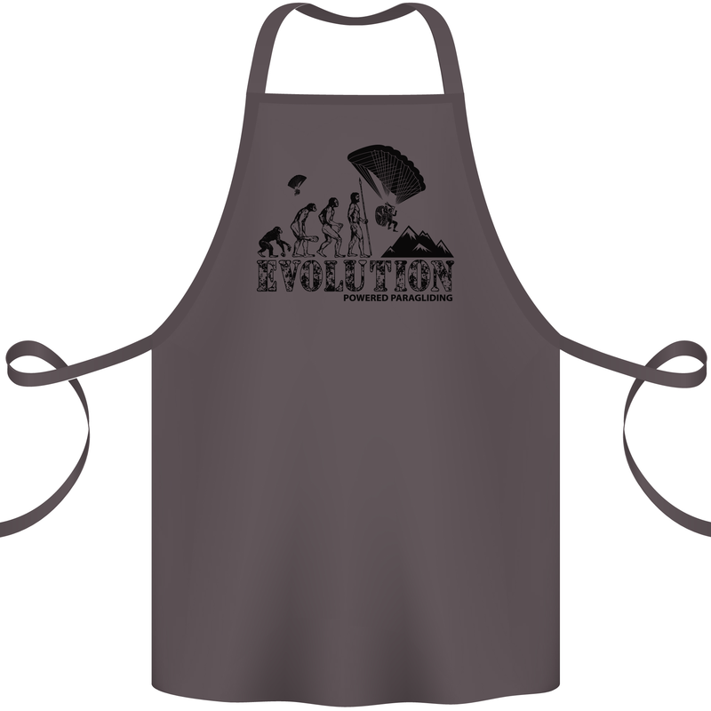 Powered Paragliding Evolution Paraglider Cotton Apron 100% Organic Dark Grey