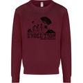 Powered Paragliding Evolution Paraglider Kids Sweatshirt Jumper Maroon